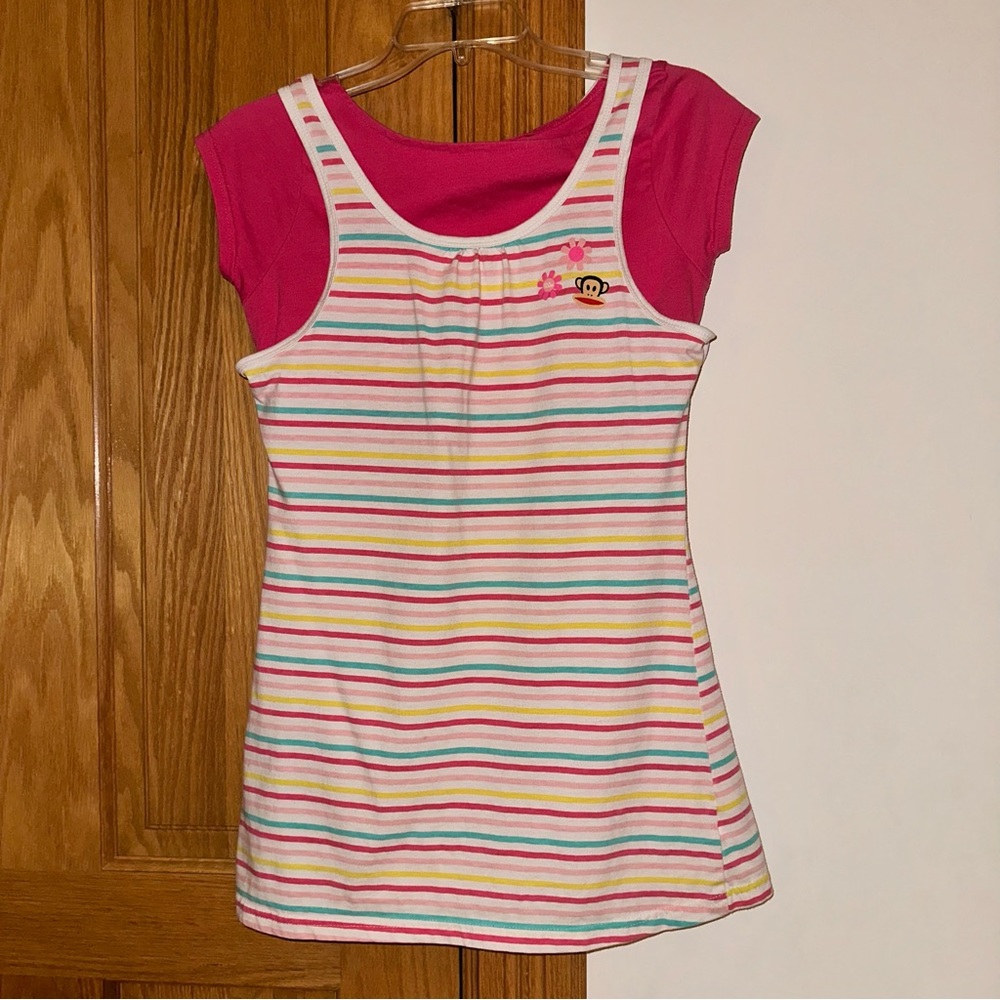 Paul Frank for Target Girls Dress XL 80% cotton; 20% poly. Built in t-shirt.